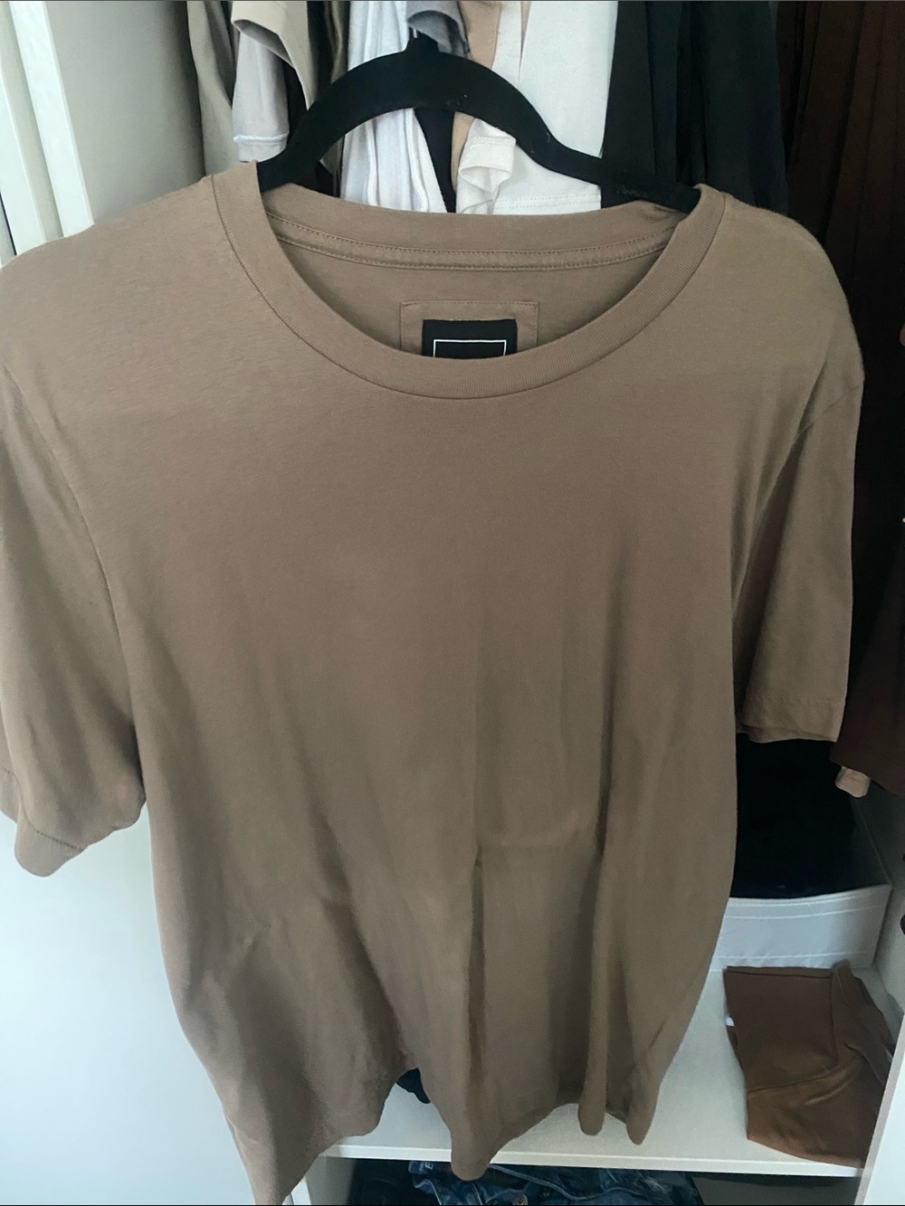 Classic Crew Neck T-Shirt - Tan